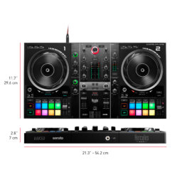 Hercules DJControl Inpulse 500: 2-deck USB DJ controller for Serato DJ and DJUCED (included)